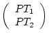 $\displaystyle \left( \begin{array}{cccccc}
a& c& e& 0& 0& 0\\  0& 0& 0& a& c& e...
...ray}{r}
B_F \\  A_1 \\  C_1 \\  E_1 \\  A_2 \\  C_2 \\  E_2 \end{array} \right)$
