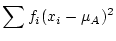 $\displaystyle \frac{1}{4}(d-\frac{1}{2}h)^2 +
\frac{1}{2}(h-\frac{1}{2}h)^2 + \frac{1}{4}(-d-\frac{1}{2}h)^2$