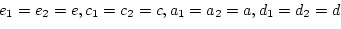 \begin{displaymath}
\left( \begin{array}{r} P_1 \ P_2 \end{array} \right) =
\...
...C_1\ E_1\ D_1\ A_2\ C_2\ E_2\ D_2 \end{array} \right)
\end{displaymath}