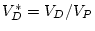 $V_P = V_E + V_A + V_D = 0.6804$