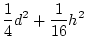 $\frac{1}{2}V_A +
\frac{1}{4}V_D$