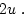 \begin{eqnarray*}
\sigma^{2}_{x}& = & 2^2u^2 + 1^2 2uv - 2^2u^2 \\
& = & 4u^2 + 2uv - 4u^2 \\
& = & 2uv \;\end{eqnarray*}