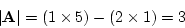 \begin{eqnarray*}
A_{ij} = \left[ \begin{array}{rr} (-1)^{2}\times 5 & (-1)^{3}...
...=
\left( \begin{array}{rr} 5 & -1\ -2 & 1 \end{array} \right) \end{eqnarray*}