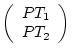 $\displaystyle \left( \begin{array}{cccccc}
a& c& e& 0& 0& 0\  0& 0& 0& a& c& e...
...begin{array}{r}
A_1 \  C_1 \  E_1 \  A_2 \  C_2 \  E_2 \end{array} \right)$